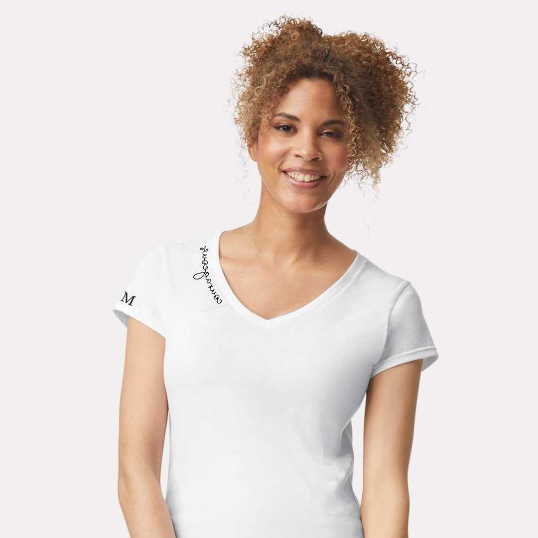 V Neck T-Shirt | Mirrored Mindset