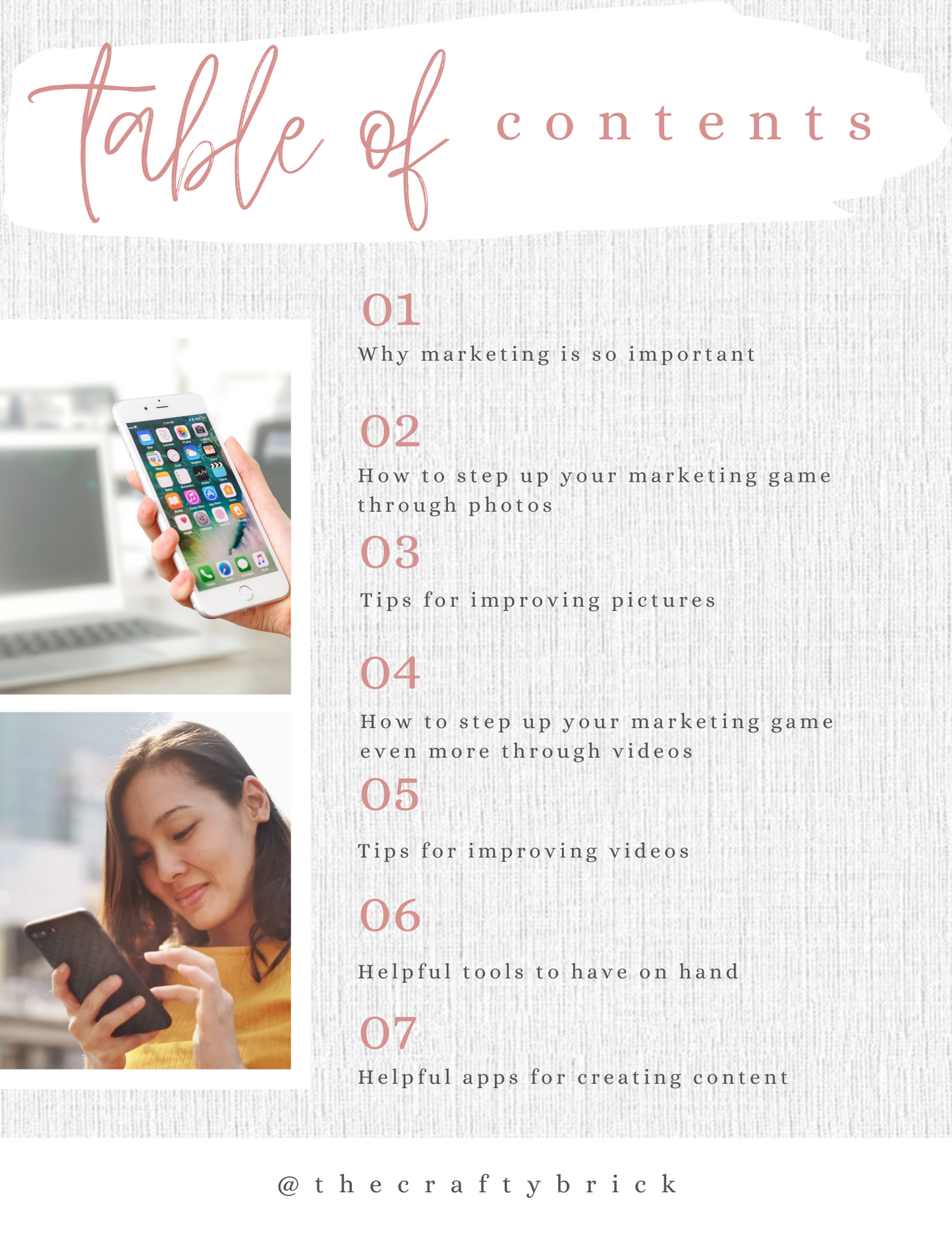 How To Market Your Handmade Business Through Photo And Video With Just Your Phone E-Book