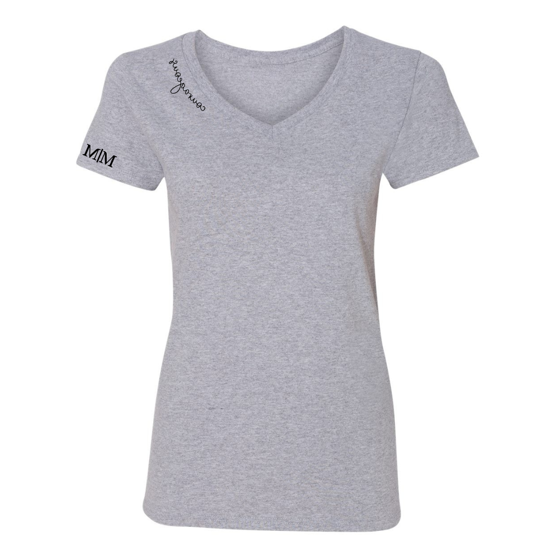 V Neck T-Shirt | Mirrored Mindset