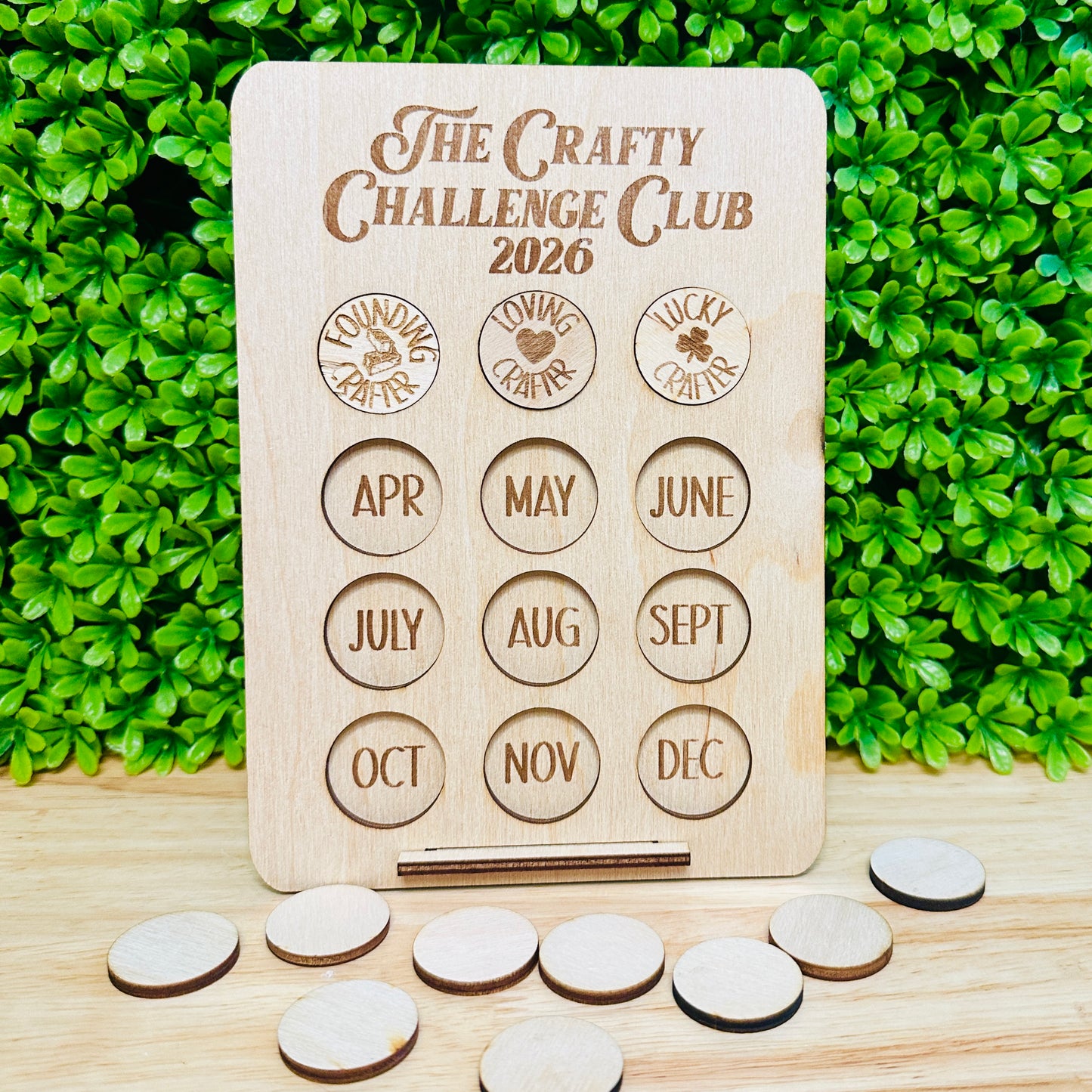 Crafty Challenge Club Tokens - The Crafty Brick