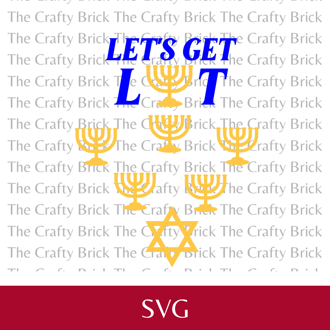 Hanukkah Wine Glass Cut File | SVG Cut File | Cricut Cut File | Silhouette Cut File