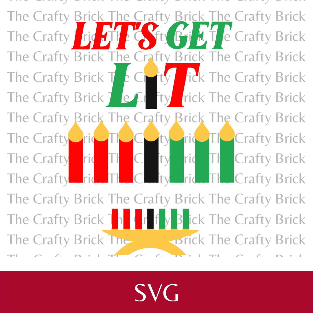 Kwanzaa Wine Glass Cut File | SVG Cut File | Cricut Cut File | Silhouette Cut File|