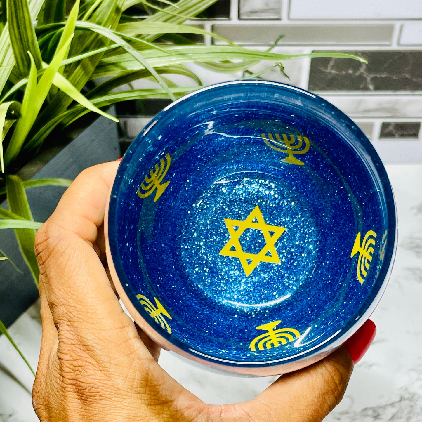 Hanukkah Wine Glass Cut File | SVG Cut File | Cricut Cut File | Silhouette Cut File