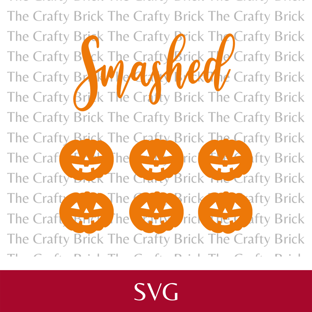 Smashed Cut File | SVG Cut File | Cricut Cut File | Silhouette Cut File| Halloween Digital Cut File | Funny Halloween File - The Crafty Brick