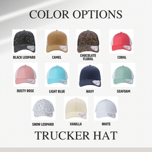 Load image into Gallery viewer, Trucker Hat With Engraved Patch
