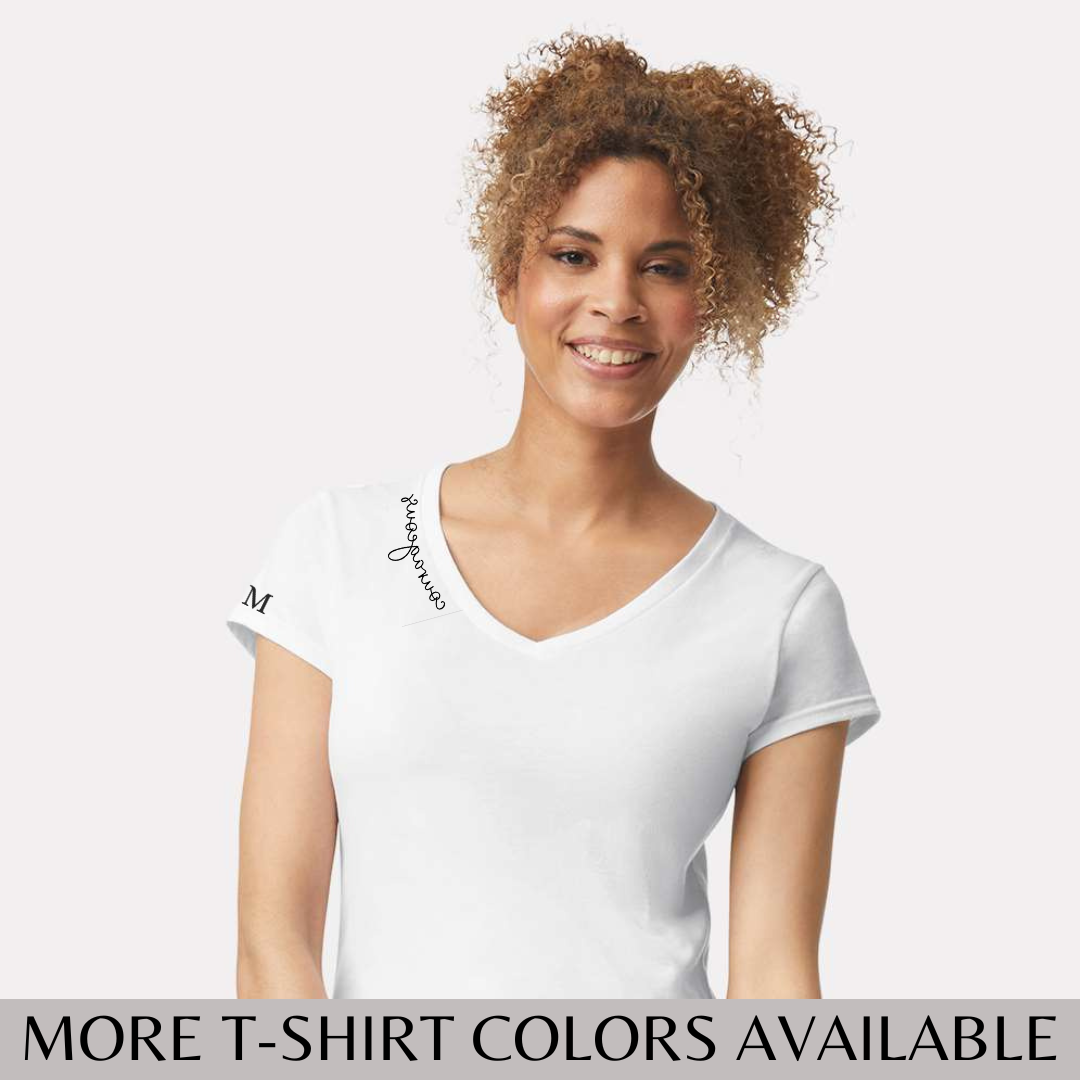 V Neck T-Shirt | Mirrored Mindset
