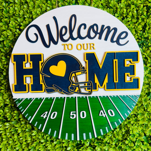 Welcome To Our H🏈me | Laser Cut Basswood | DIY Craft Kit