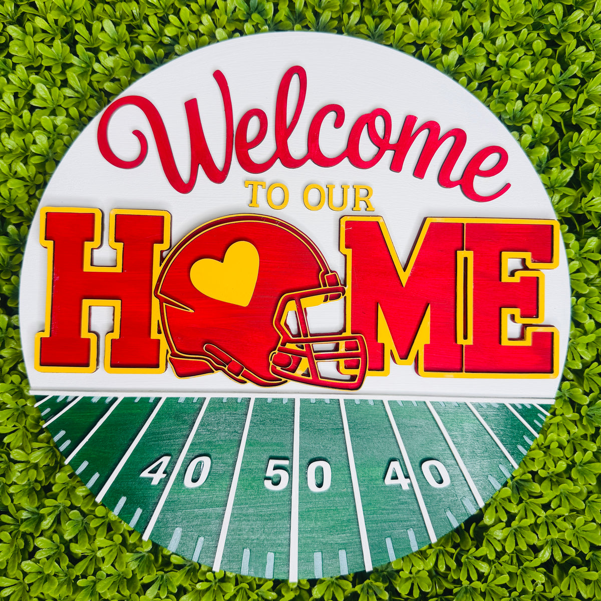 Welcome To Our H🏈me | Laser Cut Basswood | DIY Craft Kit