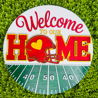 Welcome To Our H🏈me | Laser Cut Basswood | DIY Craft Kit