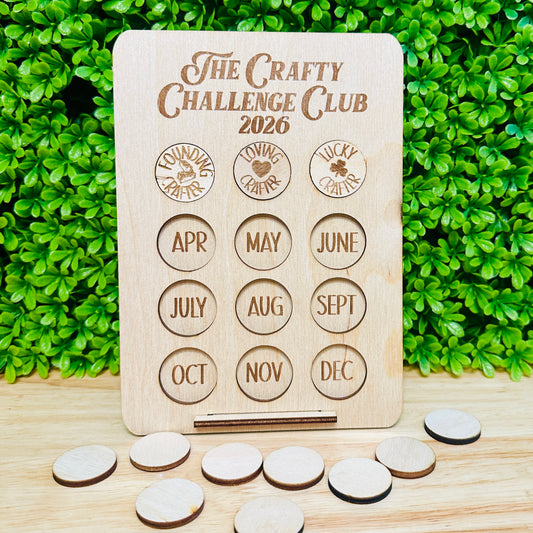 Crafty Challenge Club Tokens - The Crafty Brick