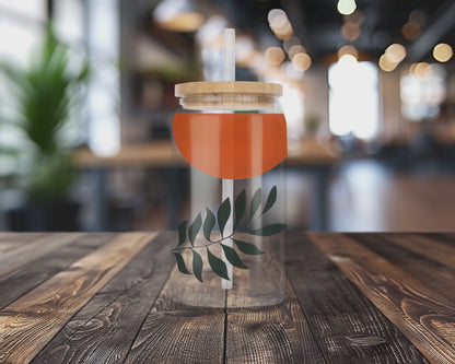 Boho Mama UVDTF Transfer Sticker | 16 oz. Glass Can