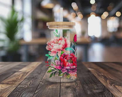 Pray On It | UVDTF Transfer Full Wrap | 16 oz Glass Can