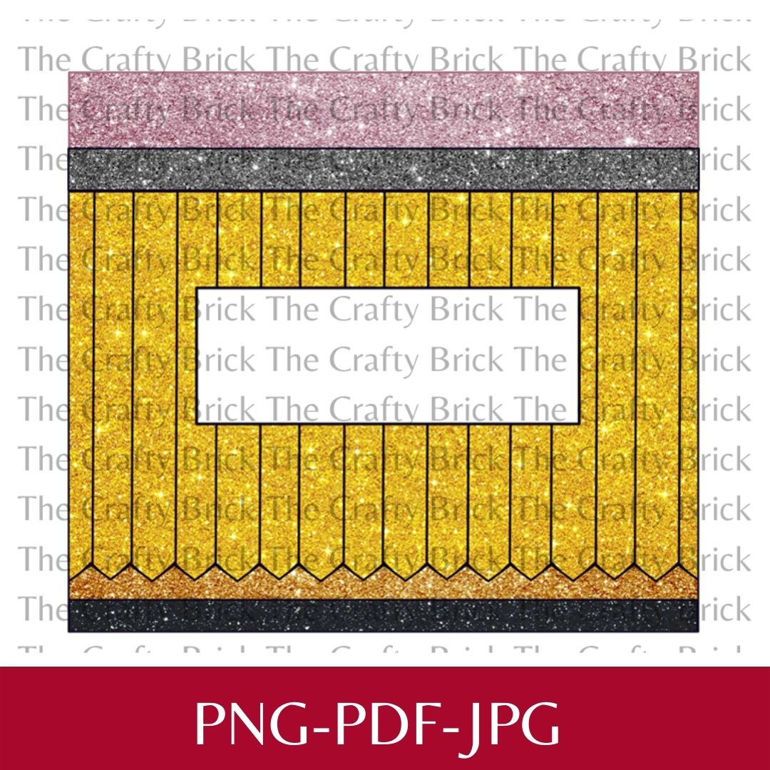 20oz Sublimation Tumbler Digital File | Glitter Pencil Tumbler | Teacher Appreciation Tumbler | Gift For Teacher