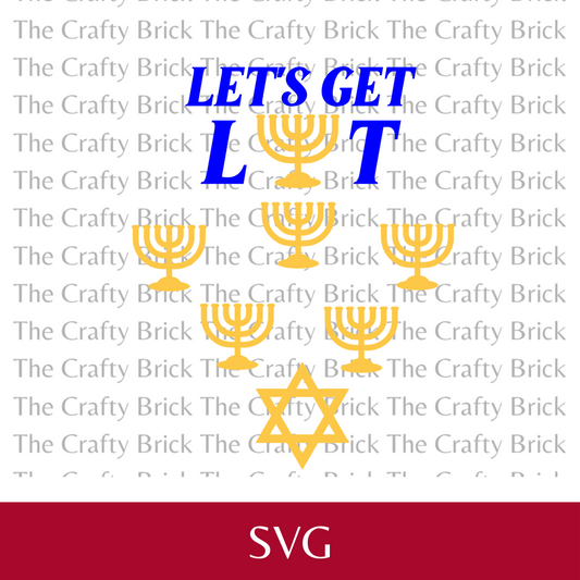 Hanukkah Wine Glass Cut File | SVG Cut File | Cricut Cut File | Silhouette Cut File