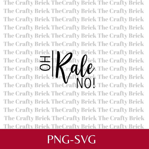 Oh Kale No! Cut File | Cricut Cut File | Silhouette Cut File | Funny Garden Tag | Garden Stake | Spice Tag - The Crafty Brick